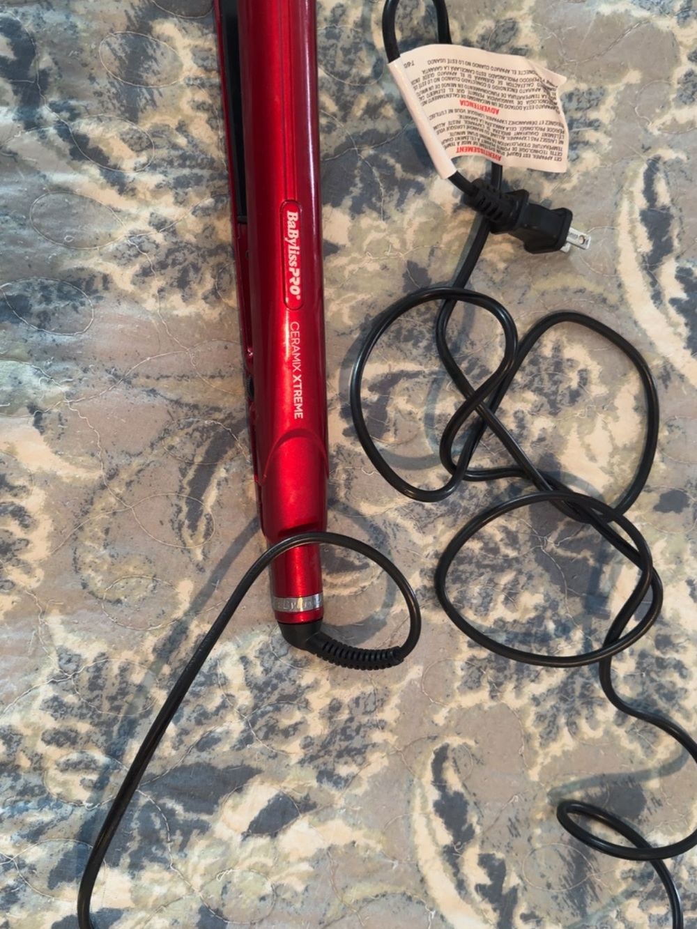 BaByliss Red Ceramic Xtreme Hair Straightener - Women's Hair Tool